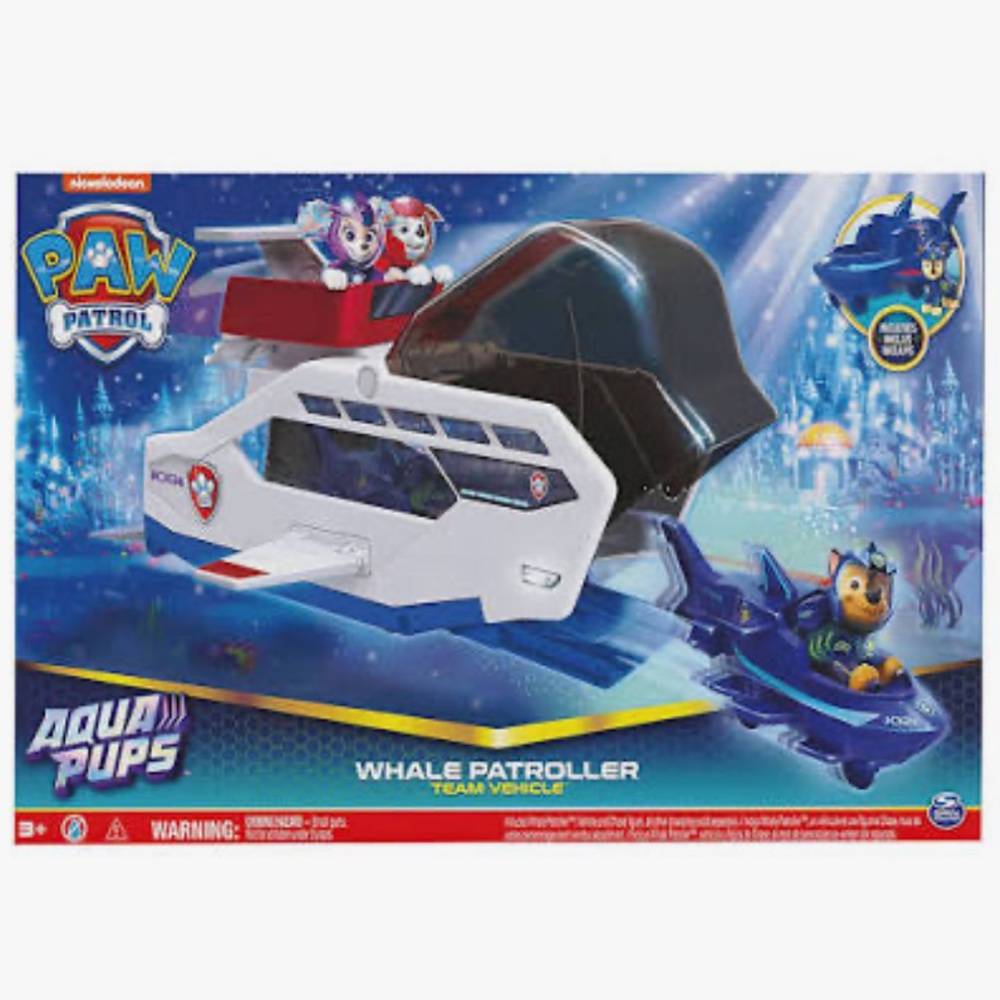 Paw Patrol Aqua Pups Whale Patroller - Picture 2 of 3